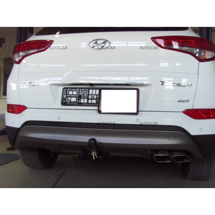 Cârlig de Remorcare, Auto-Hak, Sistem Demontabil Vertical, Hyundai Tucson 2015 - 2018 - EDK.ro