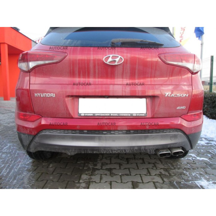 Towbar, Auto-Hak, Vertical Detachable System, Hyundai Tucson 2015 - 2018 - EDK.ro