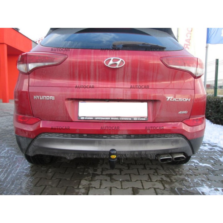 Towbar, Auto-Hak, Vertical Detachable System, Hyundai Tucson 2015 - 2018 - EDK.ro