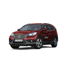 EC Homologated Bullbar, Steeler 4x4 "A" Bar with Spikes, Color Black, Honda CR-V 2012 - 2016 - EDK.ro