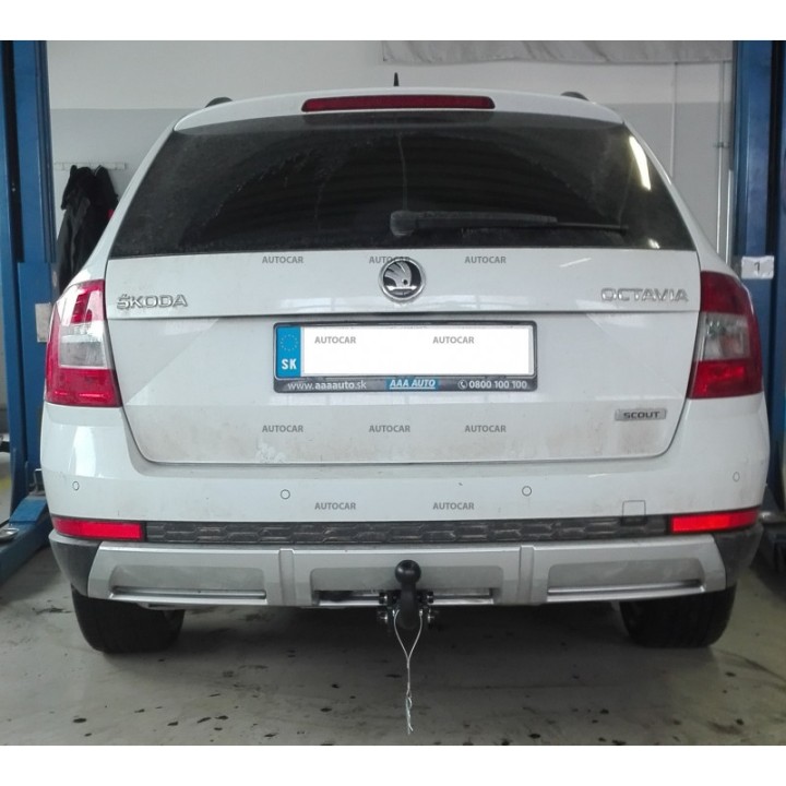 Towbar, Auto-Hak, Automatic Detachable System, Škoda Octavia Station Wagon 4x4 2013 - 2019 - EDK.ro
