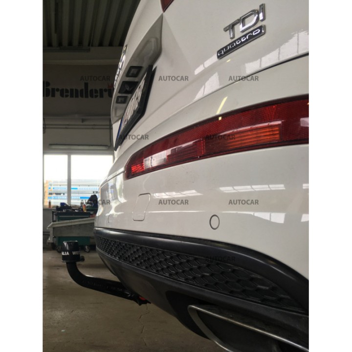 Vertical Detachable Towbar with Key, Westfalia Automotive, Audi Q7 2015 - 2023 - EDK.ro