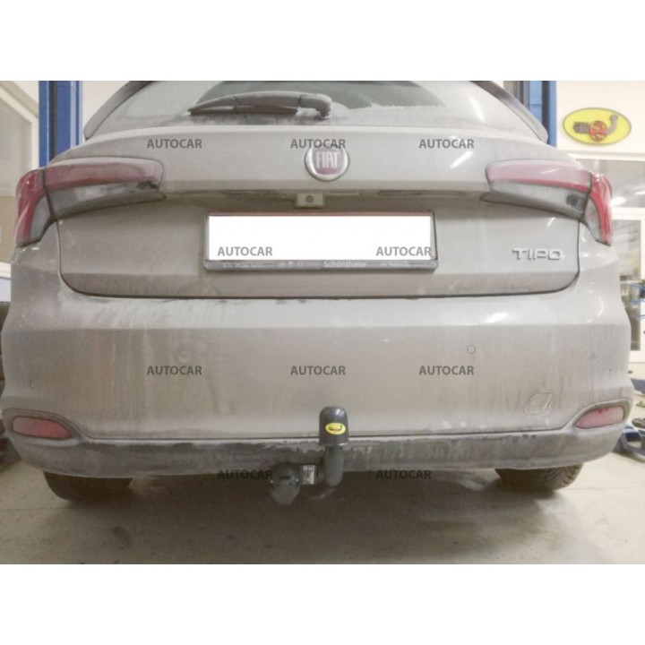 Cârlig de Remorcare, Auto-Hak, Sistem Semi-Demontabil, Fiat Tipo 4 Uși 2016 - Prezent - EDK.ro