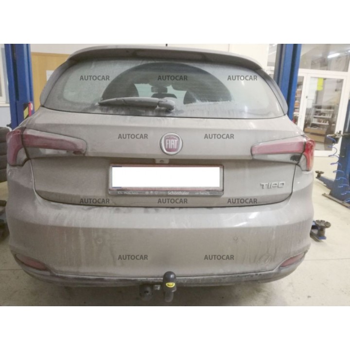 Cârlig de Remorcare, Auto-Hak, Sistem Semi-Demontabil, Fiat Tipo 4 Uși 2016 - Prezent - EDK.ro