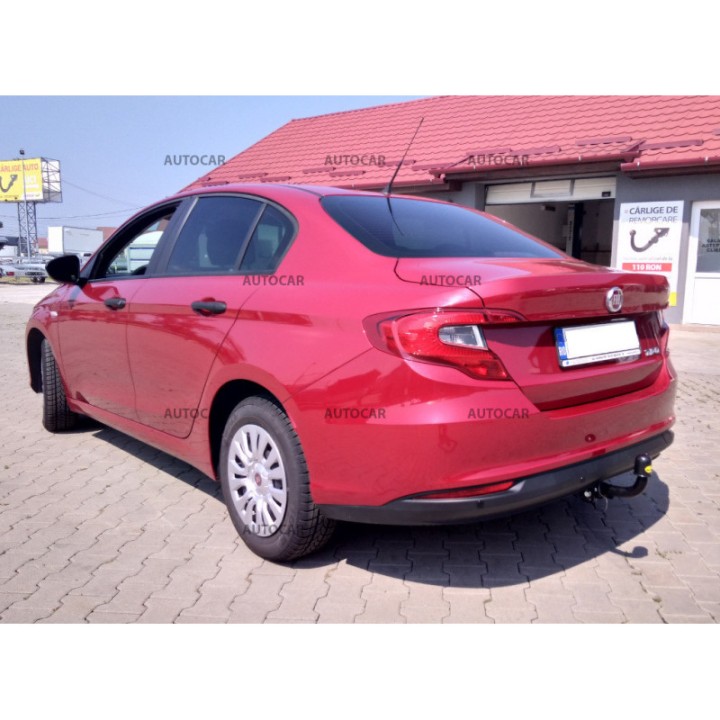 Cârlig de Remorcare, Auto-Hak, Sistem Demontabil Automat, Fiat Tipo 4 Uși 2016 - Prezent - EDK.ro