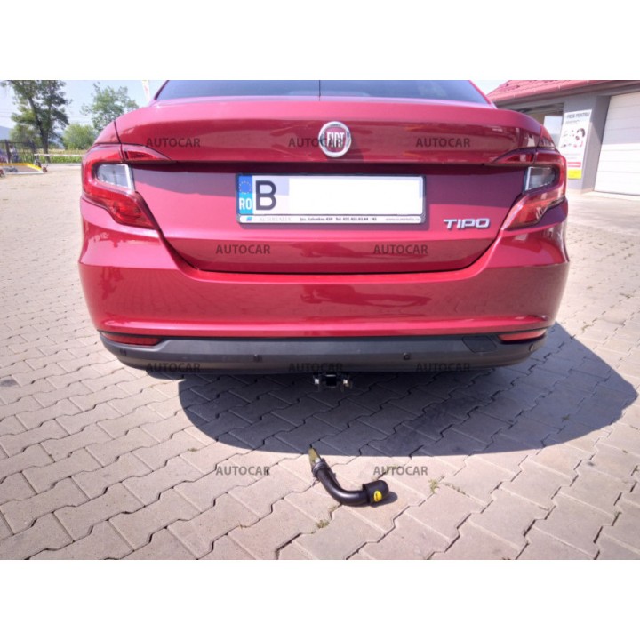 Cârlig de Remorcare, Auto-Hak, Sistem Demontabil Automat, Fiat Tipo 4 Uși 2016 - Prezent - EDK.ro