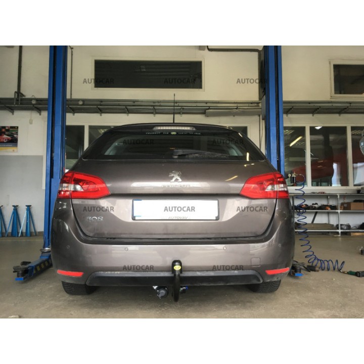 Towbar, Auto-Hak, Vertical Detachable System, Peugeot 308 2014 - 2021 - EDK.ro