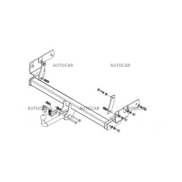 Cârlig de Remorcare, Auto-Hak, Sistem Demontabil Automat, Mitsubishi Pajero Pinin 3 Uși 1999 - 2005 - EDK.ro