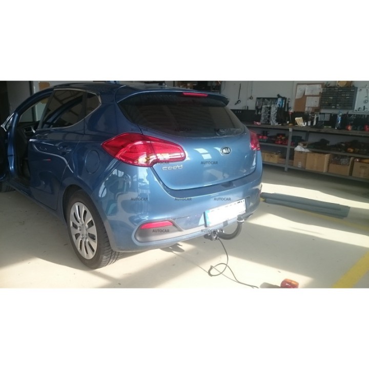Vertical Detachable Towbar with Key, Westfalia Automotive 3/5 Doors, Kia Ceed 2012 - 2018 - EDK.ro