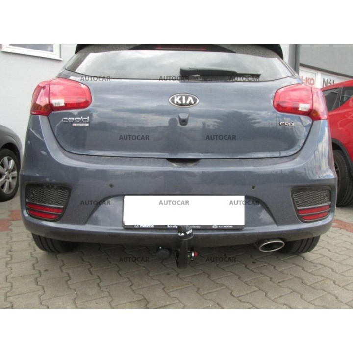 Vertical Detachable Towbar with Key, Westfalia Automotive 3/5 Doors, Kia Ceed 2012 - 2018 - EDK.ro