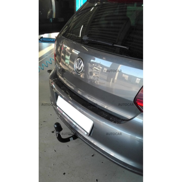 Cârlig de Remorcare, Auto-Hak, Sistem Demontabil Vertical, Volkswagen Polo 3/5 Uși 2009 - 2017 - EDK.ro