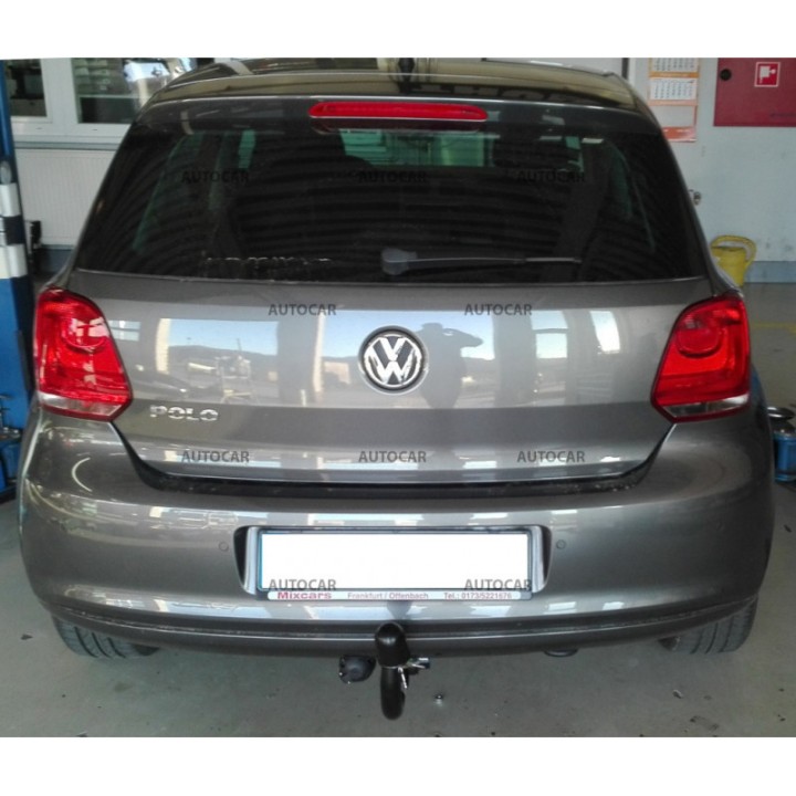 Cârlig de Remorcare, Auto-Hak, Sistem Demontabil Vertical, Volkswagen Polo 3/5 Uși 2009 - 2017 - EDK.ro