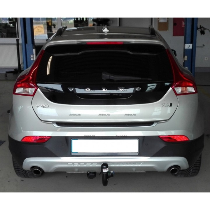 Vertical Detachable Towbar with Key, Westfalia Automotive, Volvo V40 2012 - Present - EDK.ro