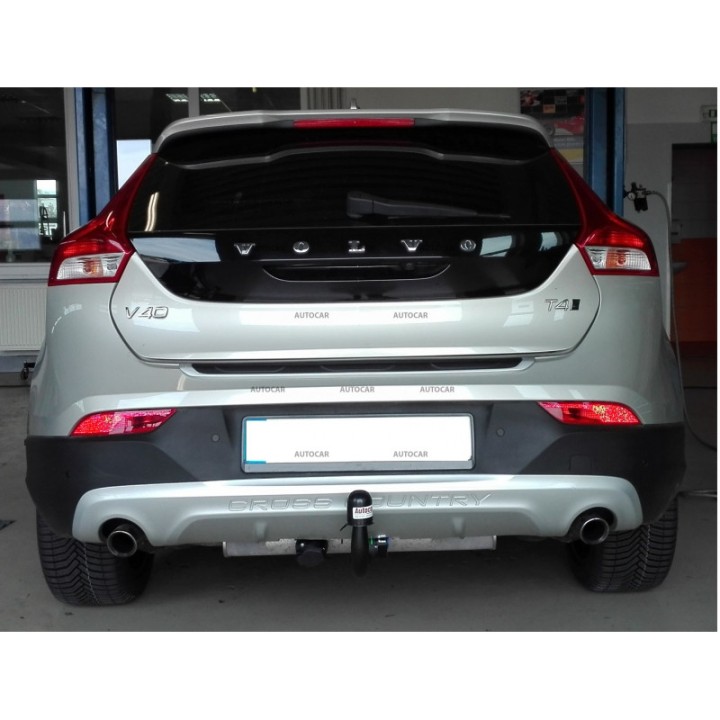 Vertical Detachable Towbar with Key, Westfalia Automotive, Volvo V40 2012 - 2019 - EDK.ro