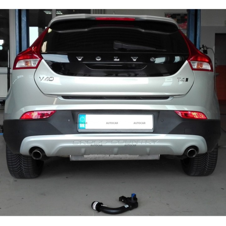 Cârlig de Remorcare Detașabil Vertical cu Cheie, Westfalia Automotive, Volvo V40 2012 - 2019 - EDK.ro