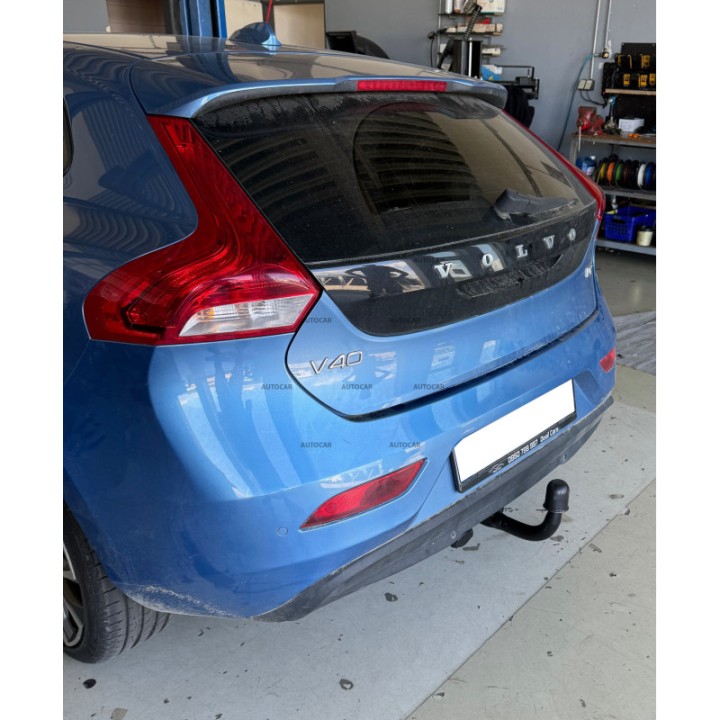 Cârlig de Remorcare Detașabil Vertical cu Cheie, Westfalia Automotive, Volvo V40 2012 - 2019 - EDK.ro