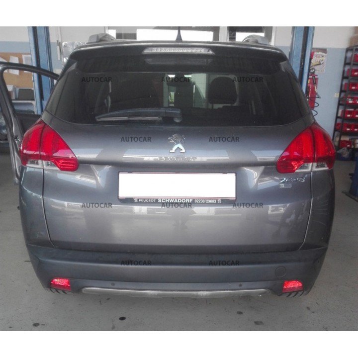 Cârlig de Remorcare, Auto-Hak, Sistem Demontabil Vertical, Peugeot 2008 5 Uși fără AdBlue 2013 - 2019 - EDK.ro