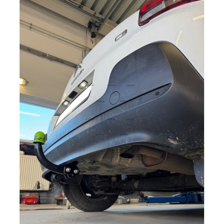 Cârlig de Remorcare, Auto-Hak, Sistem Semi-Demontabil, Citroën C3 2016 - 2023 - EDK.ro