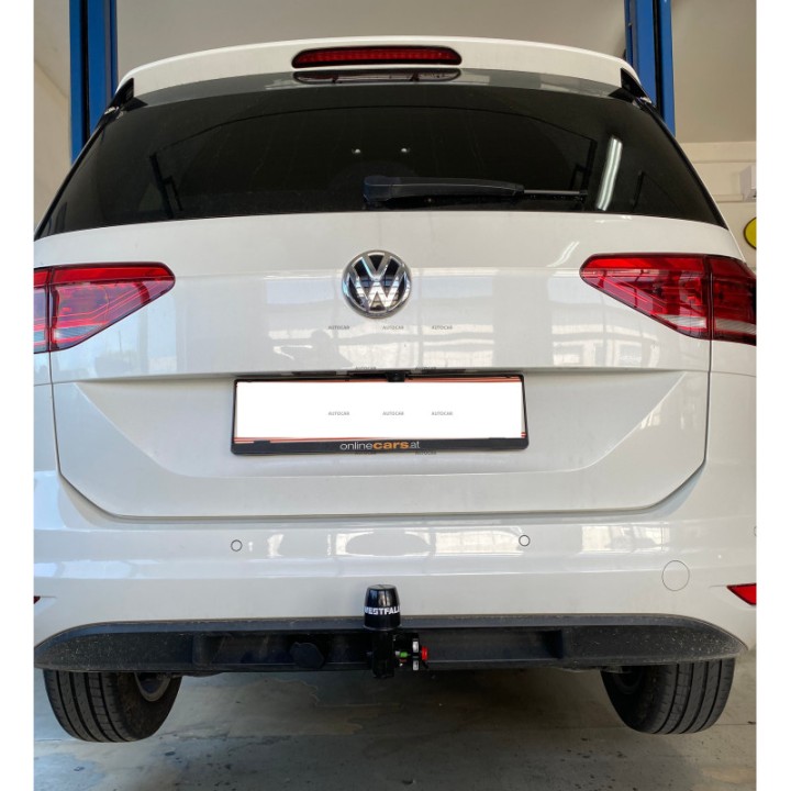 Vertical Detachable Towbar with Key, Westfalia Automotive 5 Doors VAN, Volkswagen Touran 2015 - Present - EDK.ro