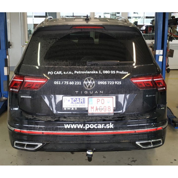 Cârlig de Remorcare, Auto-Hak, Sistem Demontabil Vertical, Volkswagen Tiguan 2016 - 2023 - EDK.ro