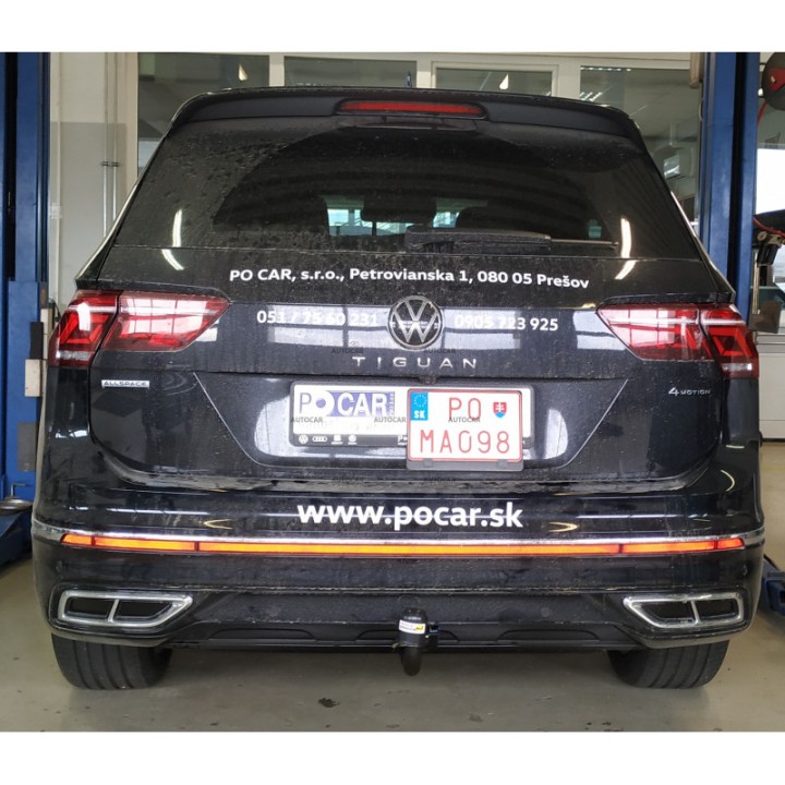 Cârlig de Remorcare, Auto-Hak, Sistem Demontabil Vertical, Volkswagen Tiguan 2016 - 2023 - EDK.ro
