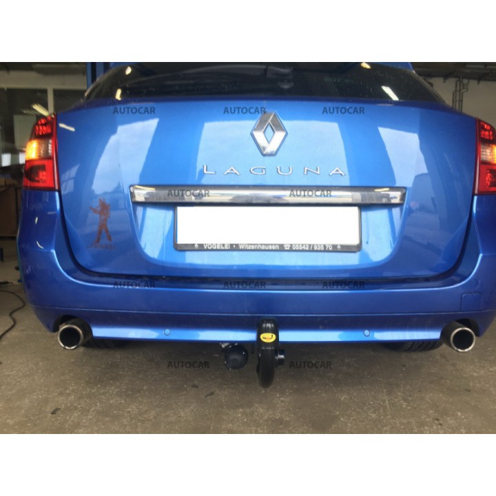Cârlig de Remorcare, Auto-Hak, Sistem Demontabil Vertical, Renault Laguna Combi 2007 - Prezent - EDK.ro