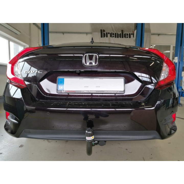 Towbar, Auto-Hak, Vertical Detachable System, Honda Civic 4-Door 2017 - Present - EDK.ro