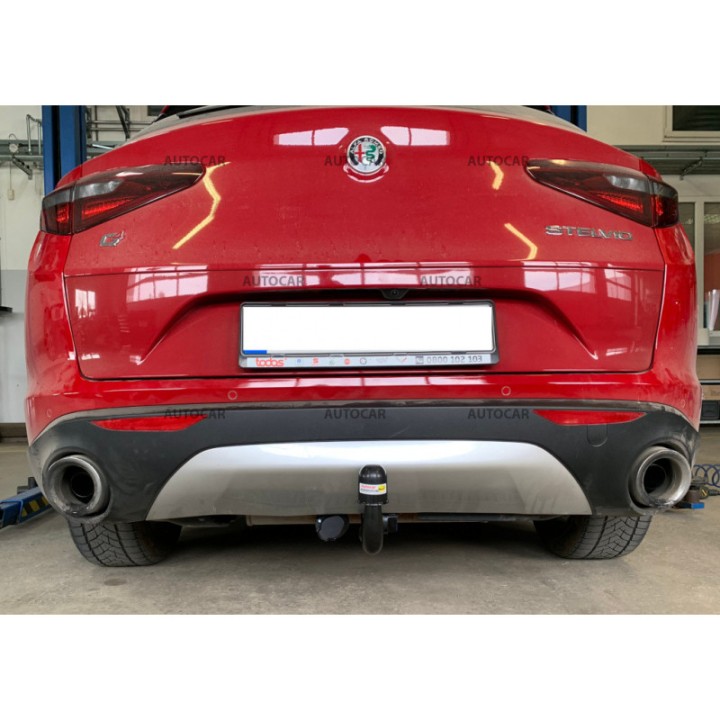 Towbar, Auto-Hak, Vertical Detachable System, Alfa Romeo Stelvio 2016 - Present - EDK.ro