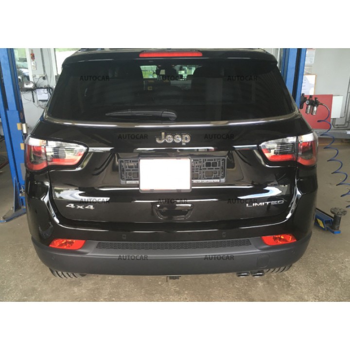 Cârlig de Remorcare, Auto-Hak, Sistem Demontabil Vertical, Jeep Compass 2017 - 2025 - EDK.ro
