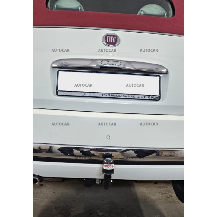 Towbar, Auto-Hak, Semi-Detachable System, Fiat 500 2007 - 2017 - EDK.ro