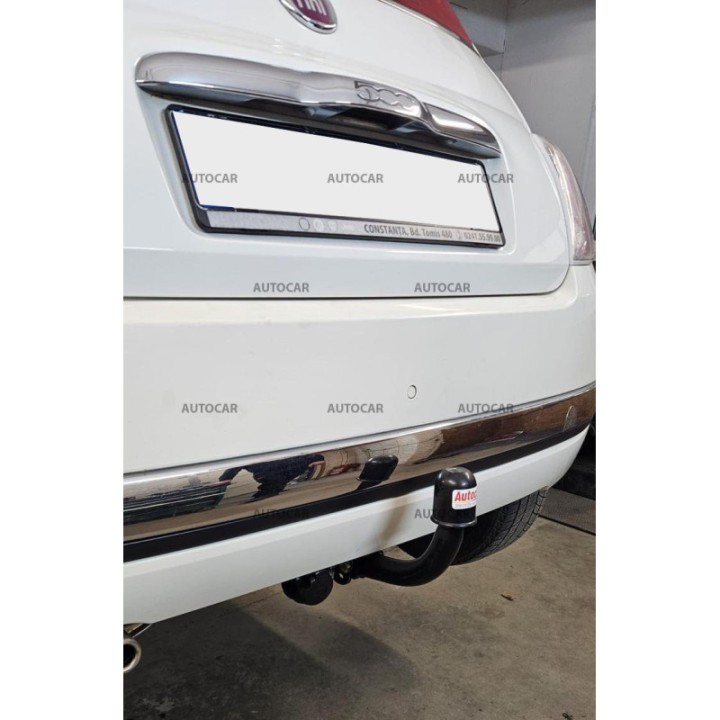 Towbar, Auto-Hak, Semi-Detachable System, Fiat 500 2007 - 2017 - EDK.ro