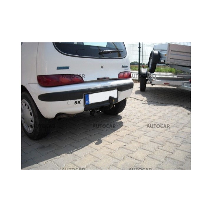 Towbar, Auto-Hak, Semi-Detachable System, Fiat Seicento 3-Door 1998 - 2003 - EDK.ro