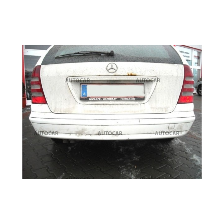 Towbar, Auto-Hak, Vertical Detachable System, Mercedes-Benz C-Class 4-Door 2001 - 2007 - EDK.ro