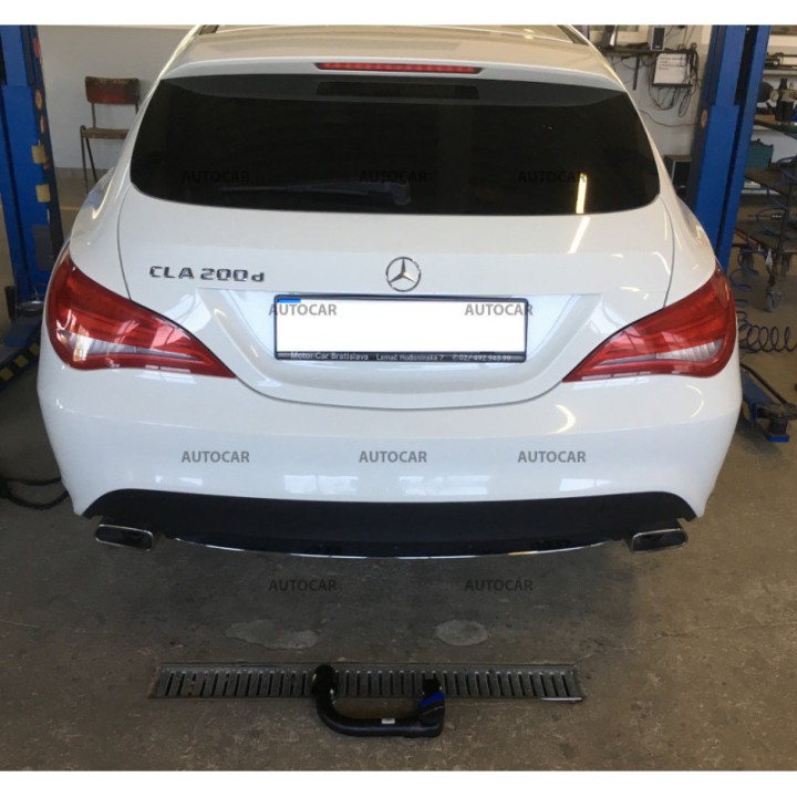 Cârlig de Remorcare, Auto-Hak, Sistem Demontabil Vertical, Mercedes-Benz CLA 2015 - 2019 - EDK.ro
