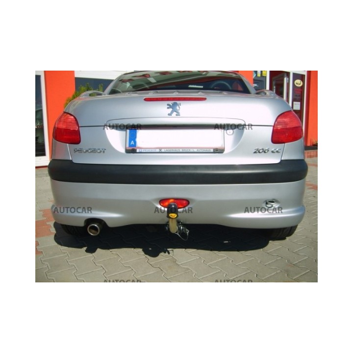 Cârlig de Remorcare, Auto-Hak, Sistem Demontabil Automat, Peugeot 206 CC 2003 - Prezent - EDK.ro
