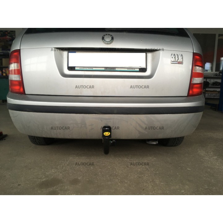 Cârlig de Remorcare, Auto-Hak, Sistem Demontabil Vertical, Škoda Fabia 4 Uși 2000 - 2007 - EDK.ro