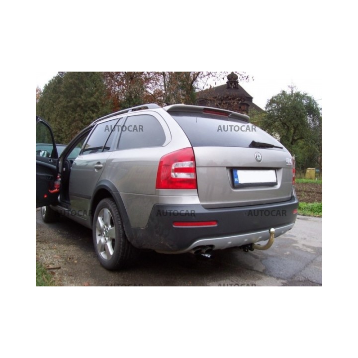 Towbar, Auto-Hak, Automatic Detachable System, Škoda Octavia Station Wagon / 4x4 2004 - 2013 - EDK.ro