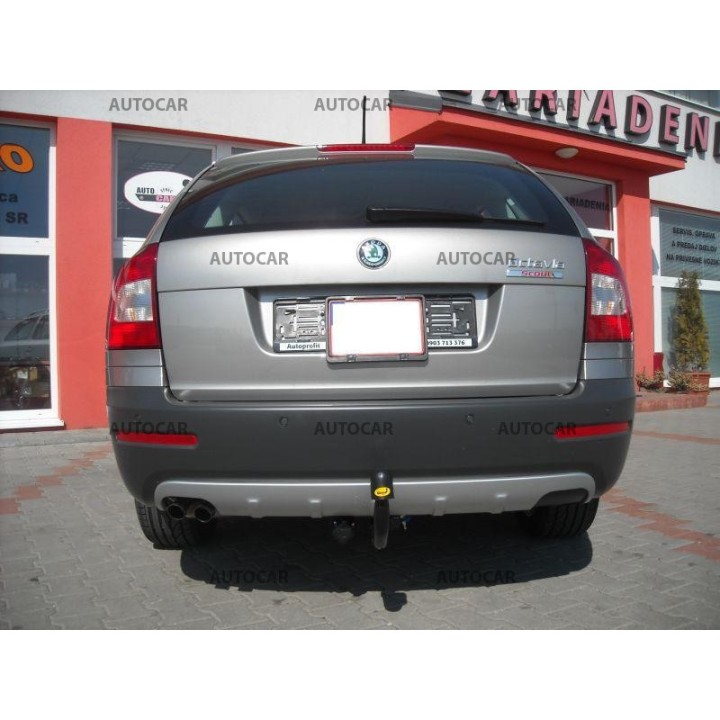 Cârlig de Remorcare, Auto-Hak, Sistem Demontabil Vertical, Škoda Octavia 2004 - 2013 - EDK.ro