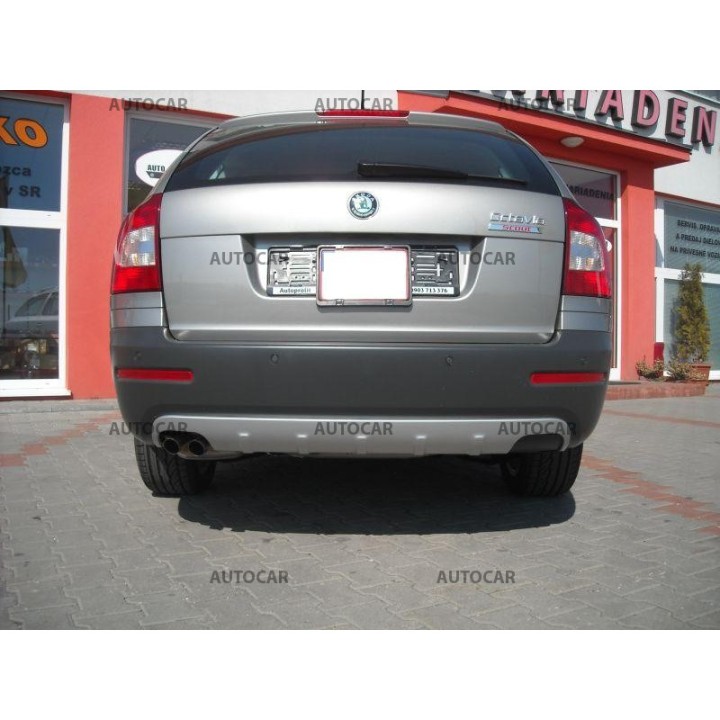 Towbar, Auto-Hak, Vertical Detachable System, Škoda Octavia 2004 - 2013 - EDK.ro