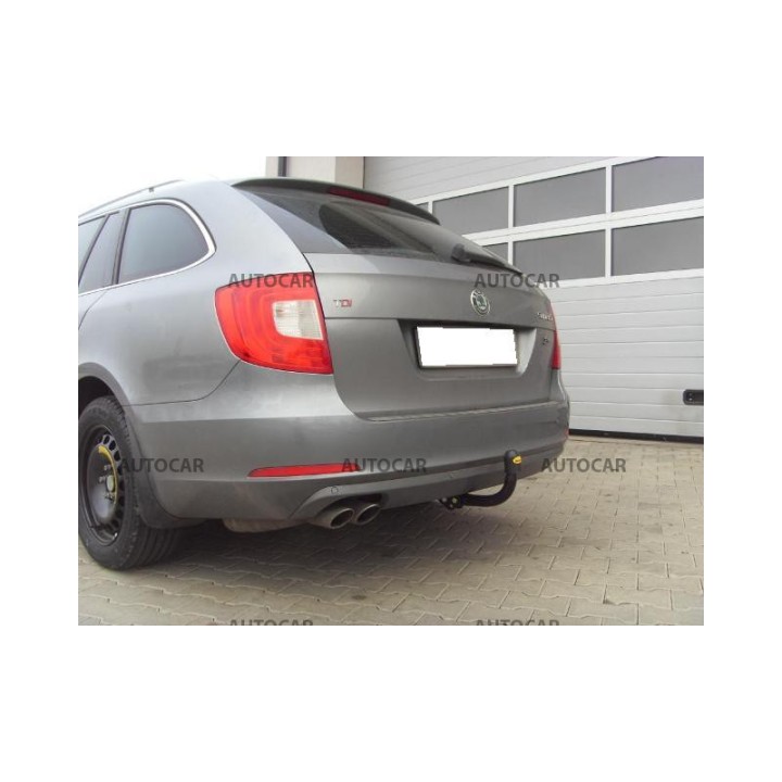 Towbar, Auto-Hak, Semi-Detachable System, Škoda Superb 5-Door 2008 - 2014 - EDK.ro