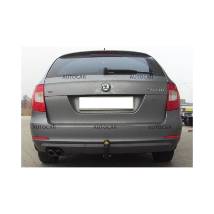 Towbar, Auto-Hak, Semi-Detachable System, Škoda Superb 5-Door 2008 - 2014 - EDK.ro