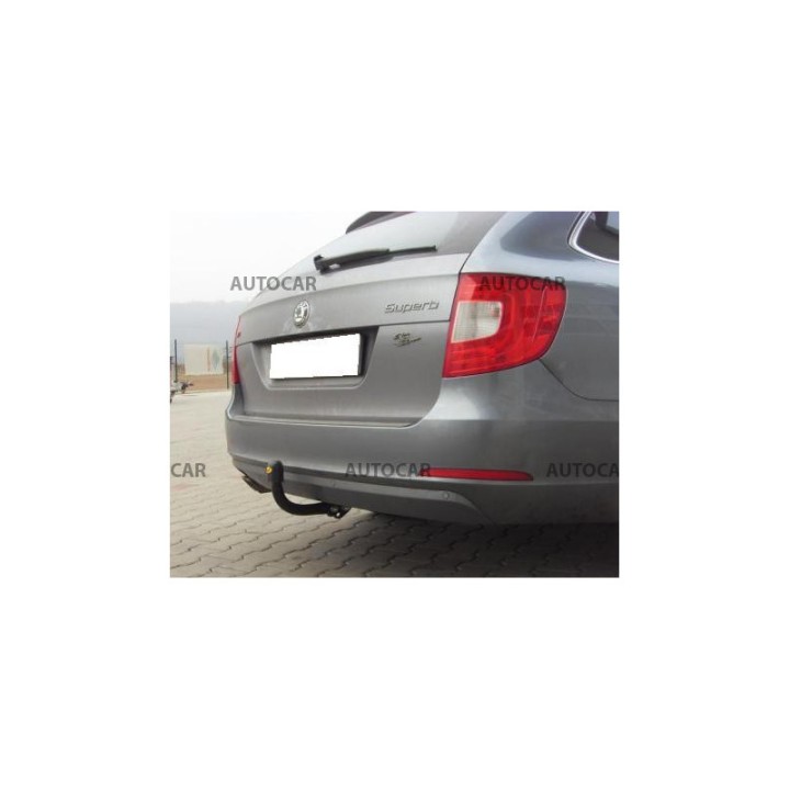 Cârlig de Remorcare, Auto-Hak, Sistem Semi-Demontabil, Škoda Superb 5 Uși 2008 - 2014 - EDK.ro