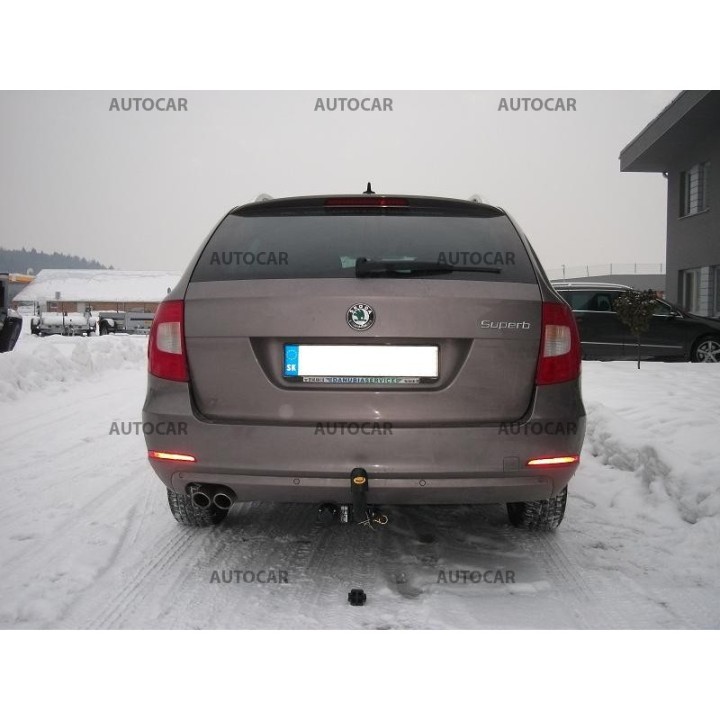 Towbar, Auto-Hak, Automatic Detachable System, Škoda Superb 5-Door 2008 - 2014 - EDK.ro