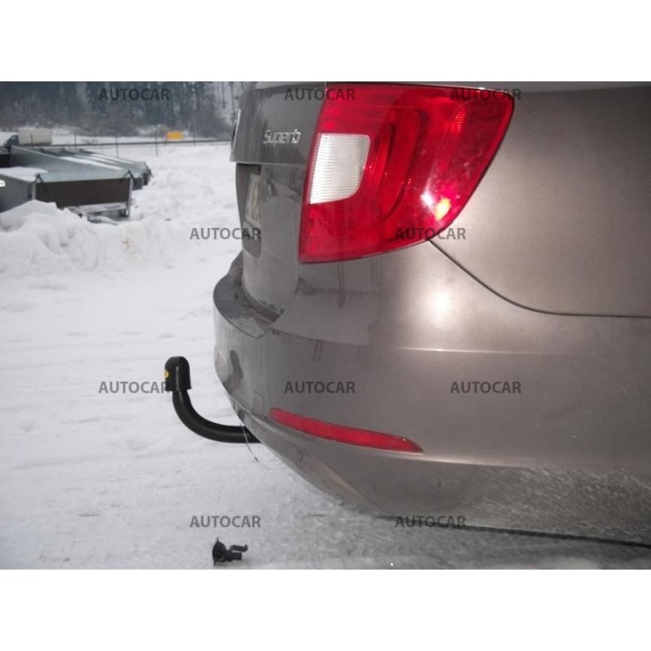 Towbar, Auto-Hak, Automatic Detachable System, Škoda Superb 5-Door 2008 - 2014 - EDK.ro