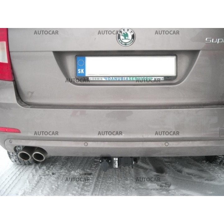 Cârlig de Remorcare, Auto-Hak, Sistem Demontabil Automat, Škoda Superb 5 Uși 2008 - 2014 - EDK.ro