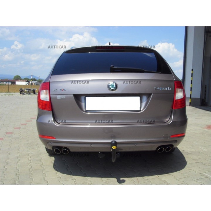 Towbar, Auto-Hak, Vertical Detachable System, Škoda Superb Station Wagon / 4x4 2008 - 2014 - EDK.ro