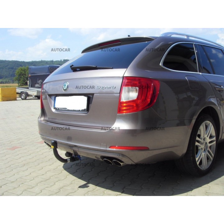 Towbar, Auto-Hak, Vertical Detachable System, Škoda Superb Station Wagon / 4x4 2008 - 2014 - EDK.ro