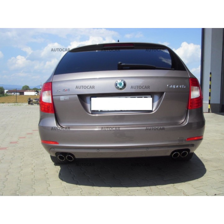 Towbar, Auto-Hak, Vertical Detachable System, Škoda Superb Station Wagon 4x4 2008 - 2014 - EDK.ro