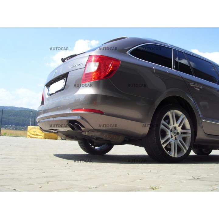 Towbar, Auto-Hak, Vertical Detachable System, Škoda Superb Station Wagon / 4x4 2008 - 2014 - EDK.ro