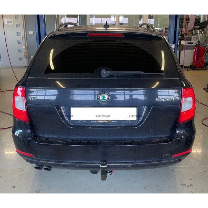 Automatic Detachable Towbar, Westfalia Automotive 4 Doors Combi, Škoda Superb 2008 - 2014 - EDK.ro
